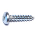 #12 x 1" Zinc Plated Steel Square Drive Pan Head Sheet Metal Screws