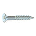 #10 x 1-1/2" Zinc Plated Steel Square Drive Flat Head Wood Screws