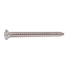 #8 x 2" 18-8 Stainless Steel Phillips Oval Head Sheet Metal Screws