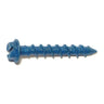3/16" x 1-1/4" Blue Ruspert Coated Steel Hex Washer Head Tapcon Masonry Screws