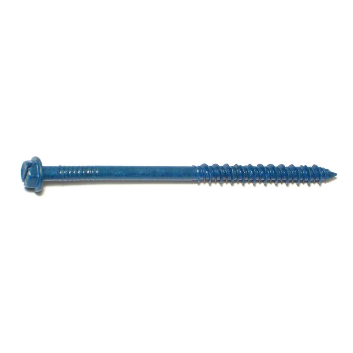 3/16" x 3-1/4" Blue Ruspert Coated Steel Hex Washer Head Tapcon Masonry Screws