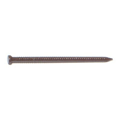 1-5/8" Walnut Brown Painted Steel Panel Flat Head Nails
