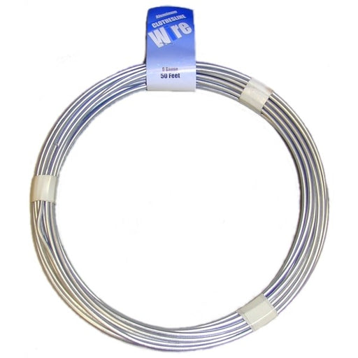 9 WG x 50' Clear Coated Aluminum Wire