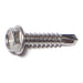 #8-18 x 3/4" 410 Stainless Steel Hex Washer Head Self-Drilling Screws