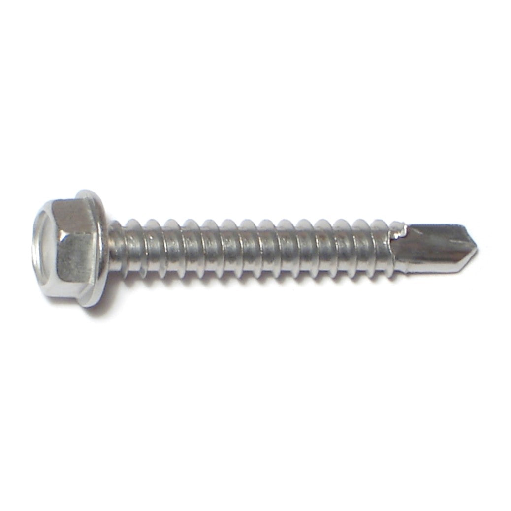12 14 X 1 1 2 410 Stainless Hex Self Drilling Screws 30 Pcs 12-14-x-1-1-2-410-stainless-hex-self-drilling-screws-30-pcs