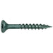 #9 x 1-1/2" Green XL1500 Coated Steel Star Drive Bugle Head Deck Screws