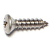 #14 x 1" 18-8 Stainless Steel Phillips Oval Head Sheet Metal Screws