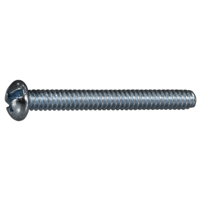 #6-32 x 1-1/4" Zinc Plated Steel Coarse Thread Combo Round Head Machine Screws