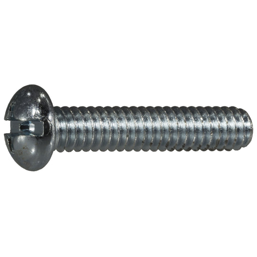 1/4"-20 x 1-1/4" Zinc Plated Steel Coarse Thread Combo Round Head Machine Screws