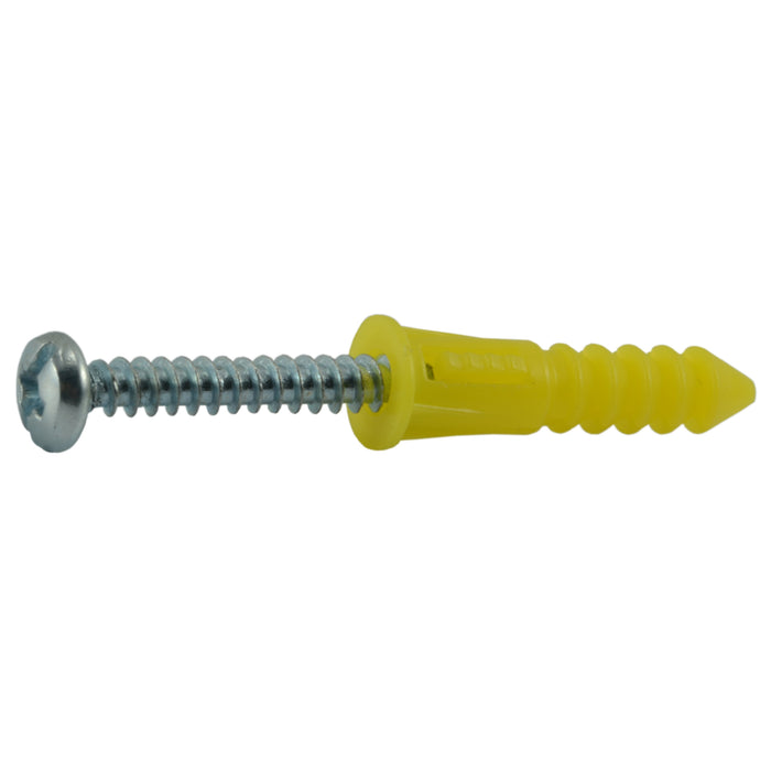 #4 #6 and #8 Ribbed Plastic Anchor Kits