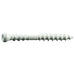 #8 x 1-5/8" White XL1500 Coated Steel Composite Star Drive Trim Head Screws