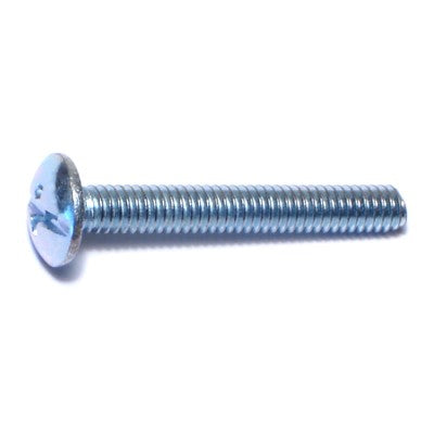 #8-32 x 1-1/4" Zinc Plated Steel Coarse Thread Combo Truss Head Machine Screws