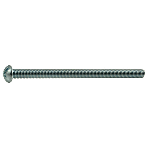 #10-32 x 3" Zinc Plated Steel Fine Thread Combo Round Head Machine Screws