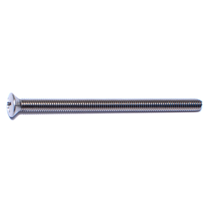 #10-32 x 3" 18-8 Stainless Steel Fine Thread Phillips Oval Head Machine Screws