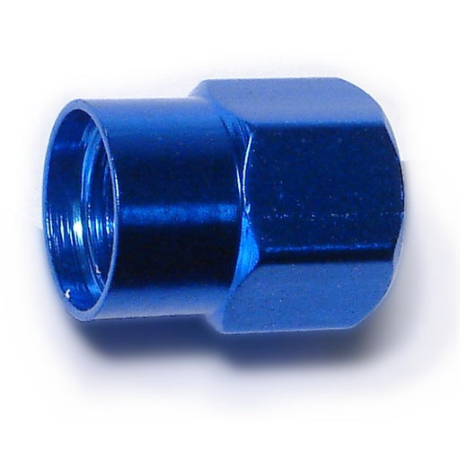 Blue Aluminum Valve Caps