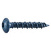 3/16" x 1-1/4" Blue Ruspert Coated Steel Star Drive Pan Head TorqueMaster Masonry Screws