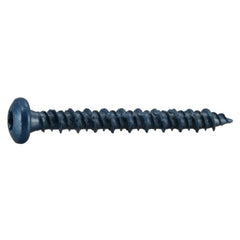 3/16" x 1-3/4" Blue Ruspert Coated Steel Star Drive Pan Head TorqueMaster Masonry Screws