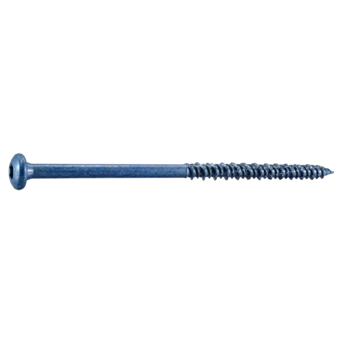 3/16" x 3-3/4" Blue Ruspert Coated Steel Star Drive Pan Head TorqueMaster Masonry Screws