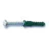 #14 x 2" Zinc Plated Steel Pan Head Ribbed Plastic Anchor Kits