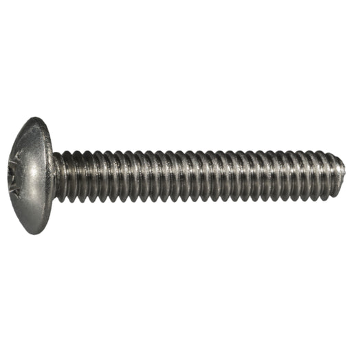 1/4"-20 x 1-1/2" 18-8 Stainless Steel Coarse Thread Phillips Truss Head Machine Screws