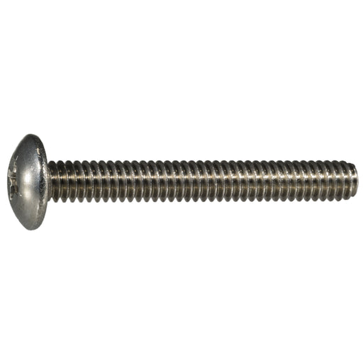 1/4"-20 x 2" 18-8 Stainless Steel Coarse Thread Phillips Truss Head Machine Screws