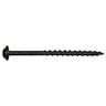 #7 x 2-1/2" Black Phosphate Steel Coarse Thread Star Drive Round Washer Head Pocket Screws