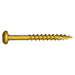 #9 x 1-3/4" Tan XL1500 Coated Steel Star Drive Pan Head Saberdrive Deck Screws