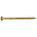 #9 x 3" Tan XL1500 Coated Steel Star Drive Pan Head Saberdrive Deck Screws