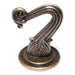 Antique Brass Swag Hooks