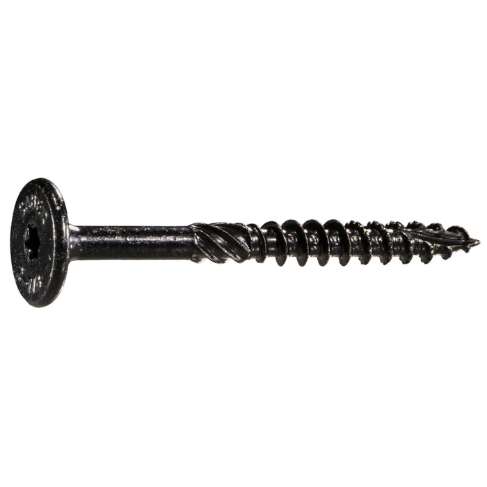 5/16 x 2-7/8 Black XL1500 Coated Steel Star Drive Pan Head Saberdrive Structural Screws