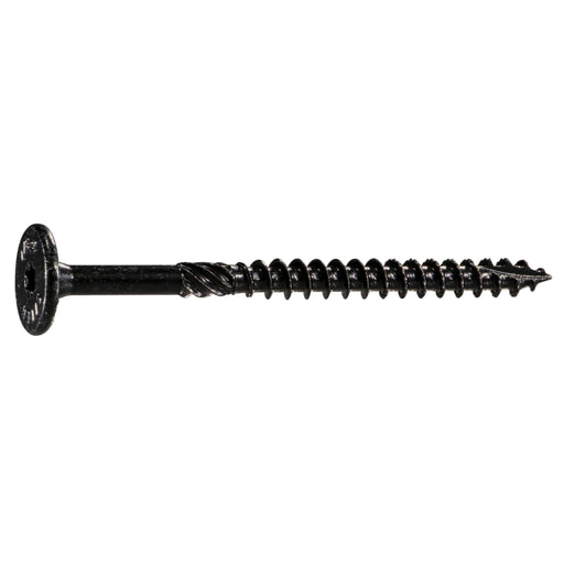 5/16 x 3-3/4 Black XL1500 Coated Steel Star Drive Pan Head Saberdrive Structural Screws