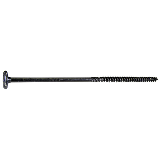 5/16 x 8 Black XL1500 Coated Steel Star Drive Pan Head Saberdrive Structural Screws