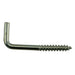 #14 x 3/32" x 3/8" x 1" Steel Square Bend Screw Hooks