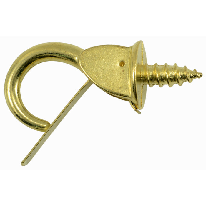 7/8 Brass Safety Cup Hooks