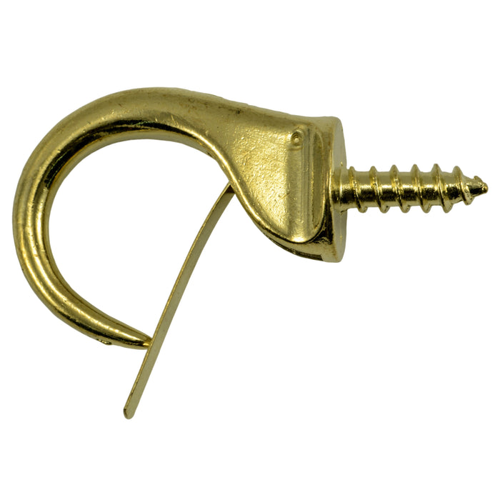 1-1/4" Brass Safety Cup Hooks