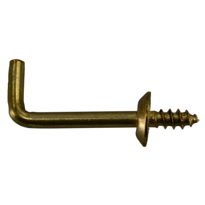 3/32" x 15/32" x 1" Brass Shoulder Hooks