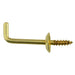 1/8" x 1/2" x 1-1/4" Brass Shoulder Hooks