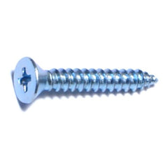 #4 x 3/4" Zinc Plated Steel Phillips Flat Head Sheet Metal Screws