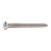 #6 x 1-1/2" 18-8 Stainless Steel Phillips Oval Head Sheet Metal Screws