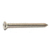 #10 x 2" 18-8 Stainless Steel Phillips Oval Head Sheet Metal Screws