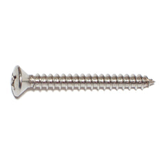 #12 x 2" 18-8 Stainless Steel Phillips Oval Head Sheet Metal Screws