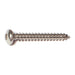 #8 x 1-1/4" 18-8 Stainless Steel Square Drive Pan Head Sheet Metal Screws