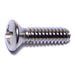 #6-32 x 1/2" 18-8 Stainless Steel Coarse Thread Phillips Oval Head Machine Screws