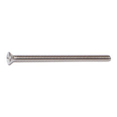 #10-24 x 3" 18-8 Stainless Steel Coarse Thread Phillips Oval Head Machine Screws