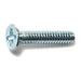 #6-32 x 3/4" Zinc Plated Steel Coarse Thread Phillips Flat Head Machine Screws