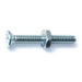 #10-24 x 1-1/2" Zinc Plated Steel Coarse Thread Phillips Flat Head Machine Screws