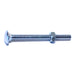 1/4"-20 x 3" Zinc Plated Grade 2 / A307 Steel Coarse Thread Carriage Bolts