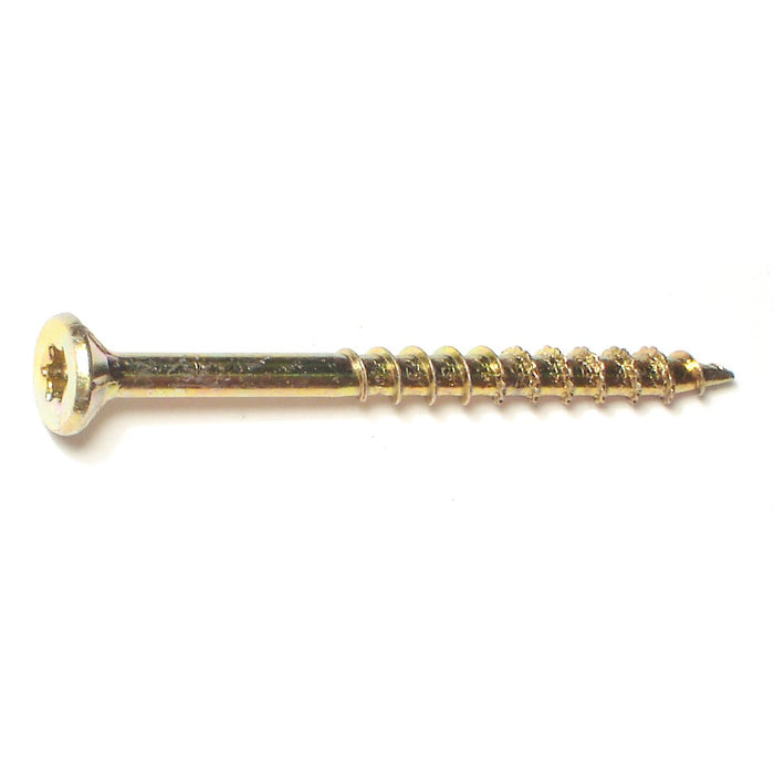 #8 x 2" Zinc Plated Steel Star Drive Nibs Bugle Head Wood Screws