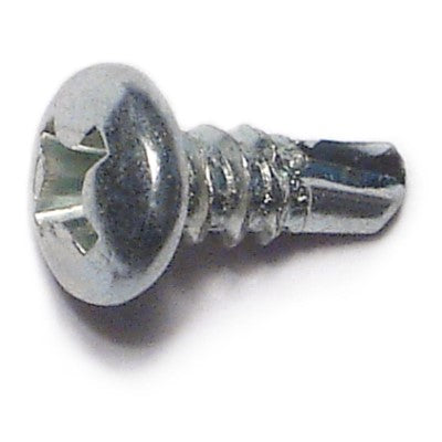 #6-20 x 3/8" Zinc Plated Steel Phillips Pan Head Self-Drilling Screws