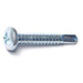 #10-16 x 1-1/4" Zinc Plated Steel Phillips Pan Head Self-Drilling Screws